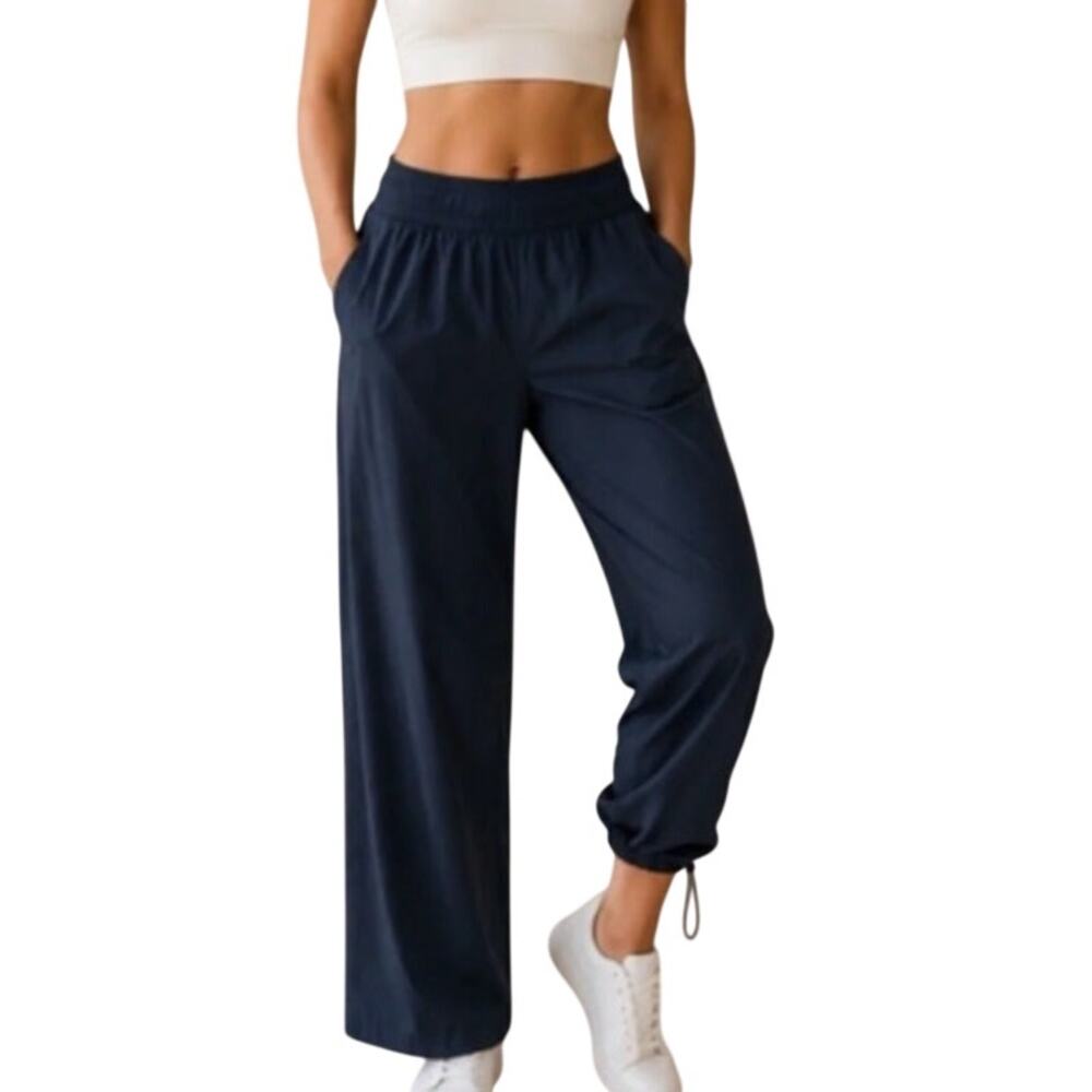 $109 Athleta Navy Blue Rise Pants XS TALL